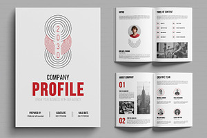 Company Profile Template, a Brochure Template by MightyDesign