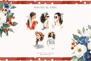 Nautical Chic Collection, a Decorative Illustration by PeDe Designs (Thumbnail 3 of 29)
