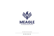 Silhouette Eagle Logo Design, a Branding & Logo Template by Artnivora.Std (Thumbnail 1 of 4)