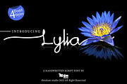 Lylia - Stylish Script Font, a Script Font by Inventype Studio (Thumbnail 1 of 9)