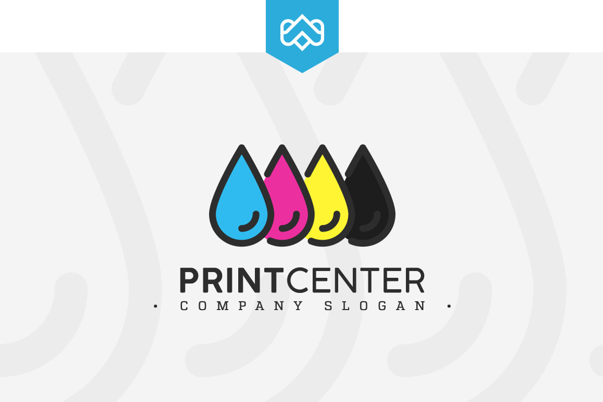 Print Center Logo, a Branding & Logo Template by MAOV (Photo 1 of 5)