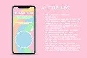 Customer Coupon Reveal Scratch Card, a Social Media Template by SunshineStudioBoutique (Thumbnail 4 of 9)