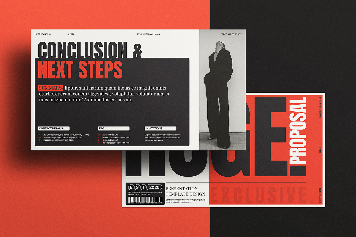 HUGE | Brand Proposal Template, a Presentation Template by ArtisanaAura (Photo 9 of 11)