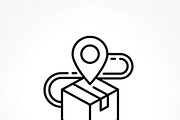 Bundle Delivery Service Outline Icon, an Icon by adenpinkstore (Thumbnail 5 of 8)