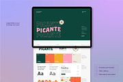 One Page Brand Guide InDesign, Canva, a Templates & Theme by Hannah Bacon Design (Thumbnail 3 of 6)