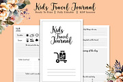 Kids Travel Journal Kdp Interior, a Stationery Template by Hurairagraphics (Thumbnail 1 of 3)