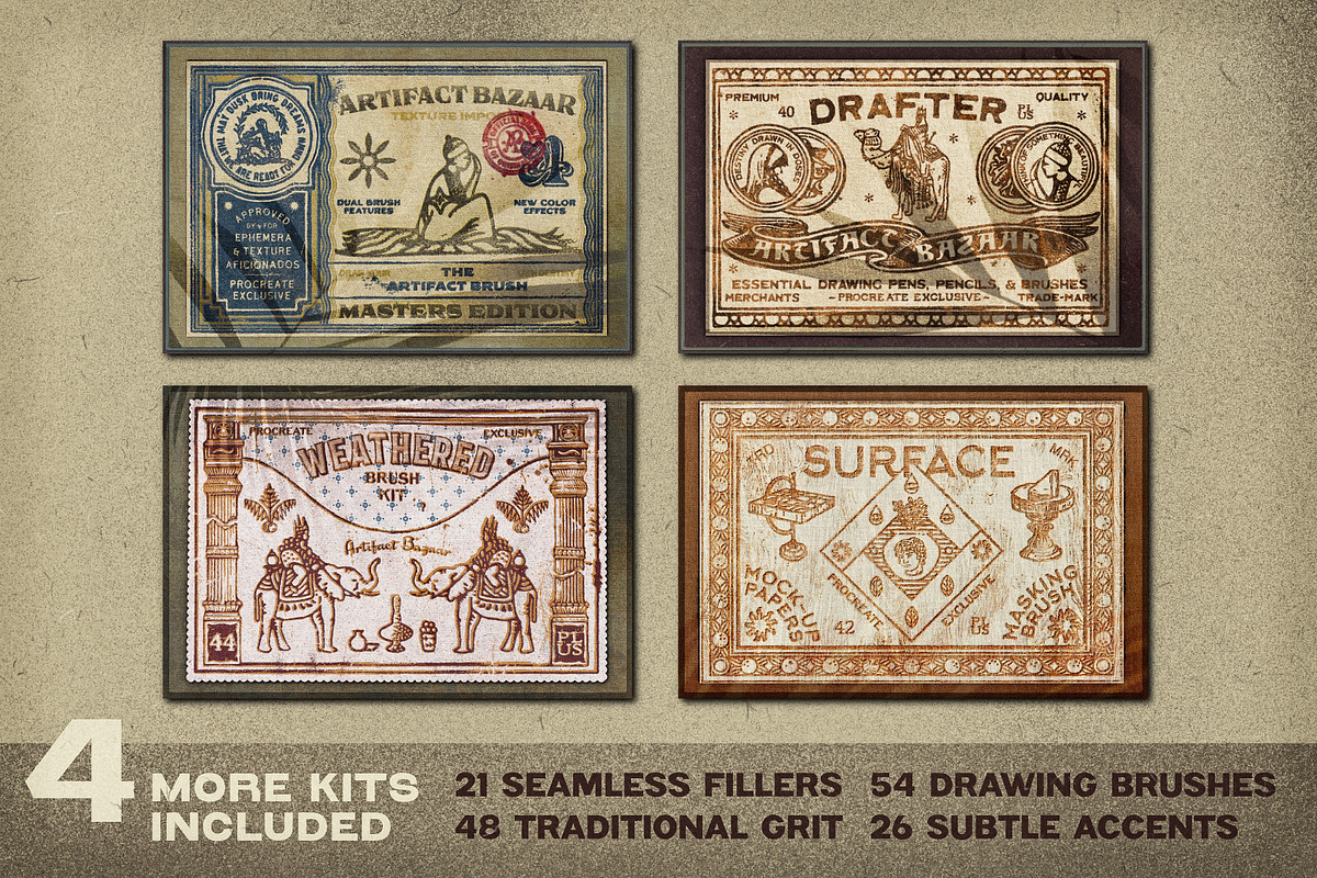 The Artifact Texture Brush Studio, a Brush Add-On by Artifact Bazaar (Photo 6 of 19)