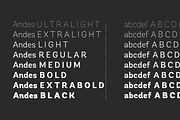 Andes, a Sans Serif Font by Latinotype (Thumbnail 4 of 4)