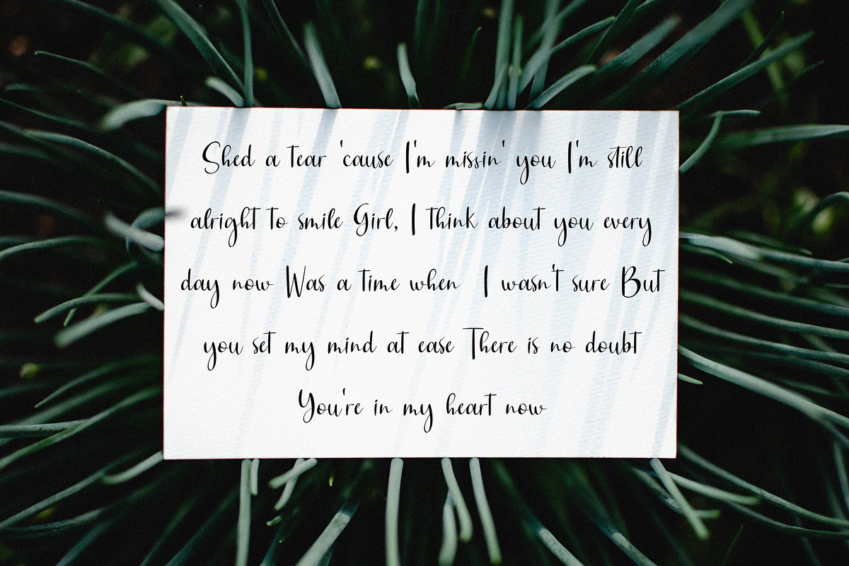 Symphonice, a Script Font by Essentials Studio (Photo 6 of 9)