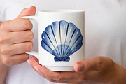 Watercolor Sea Shells & Coral Set, an Object Illustration by Whimsy Brush Studio (Thumbnail 3 of 9)