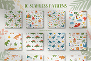Cute Dinosaurs clipart bundle, an Illustration by ann_etc (Thumbnail 5 of 9)