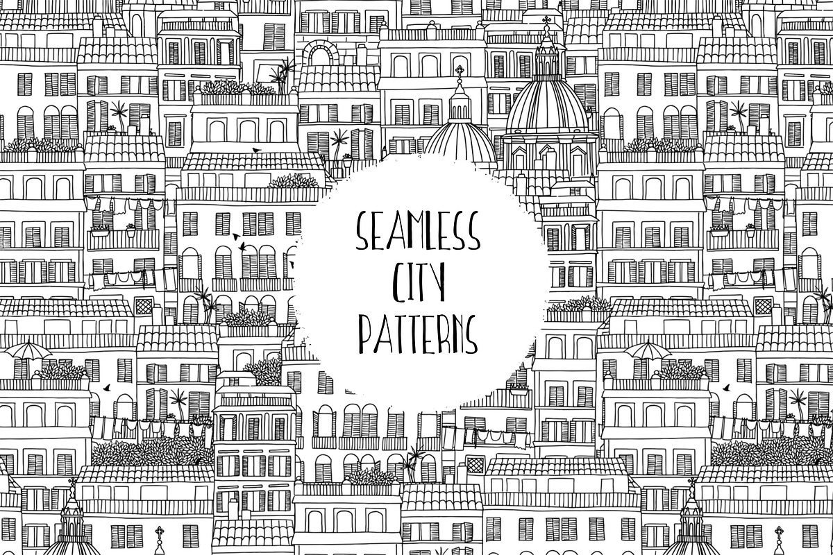 Big Hand Drawn City Collection, an Illustration by Franzi draws (Photo 5 of 8)