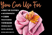 Hand-drawn Coquette Autumn Clipart, an Illustration by Designworld (Thumbnail 7 of 9)
