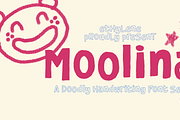 Moolina, a Font by ethylene.creative (Thumbnail 1 of 9)