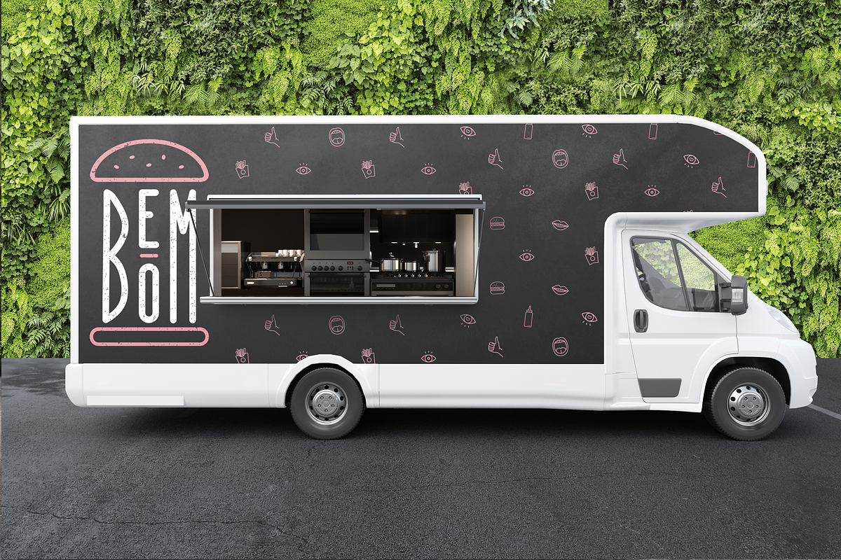 Food Truck Vol.4. PSD Mockup, a Hat Mockup by Egor Shkolnikov (Photo 3 of 5)