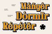 Chatine 3D, a Serif Font by Craft Supply Co. (Thumbnail 4 of 8)