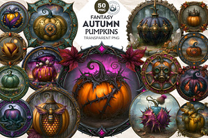 Fantasy Autumn Pumpkins