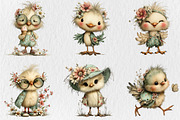 Summer Funny Chick Clipart, a Seasonal Illustration by Rose Art (Thumbnail 4 of 6)