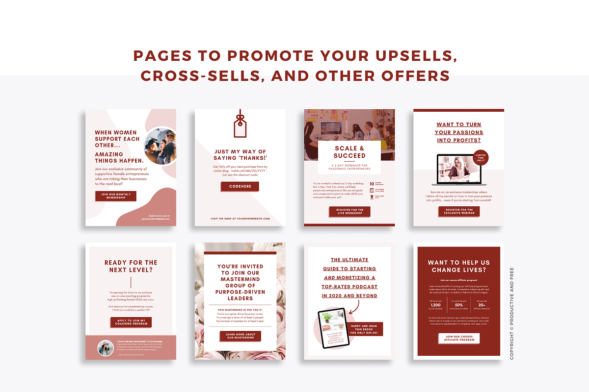 Canva Workbook Template Courses, a Magazine Template by ProductiveandFree (Photo 11 of 21)