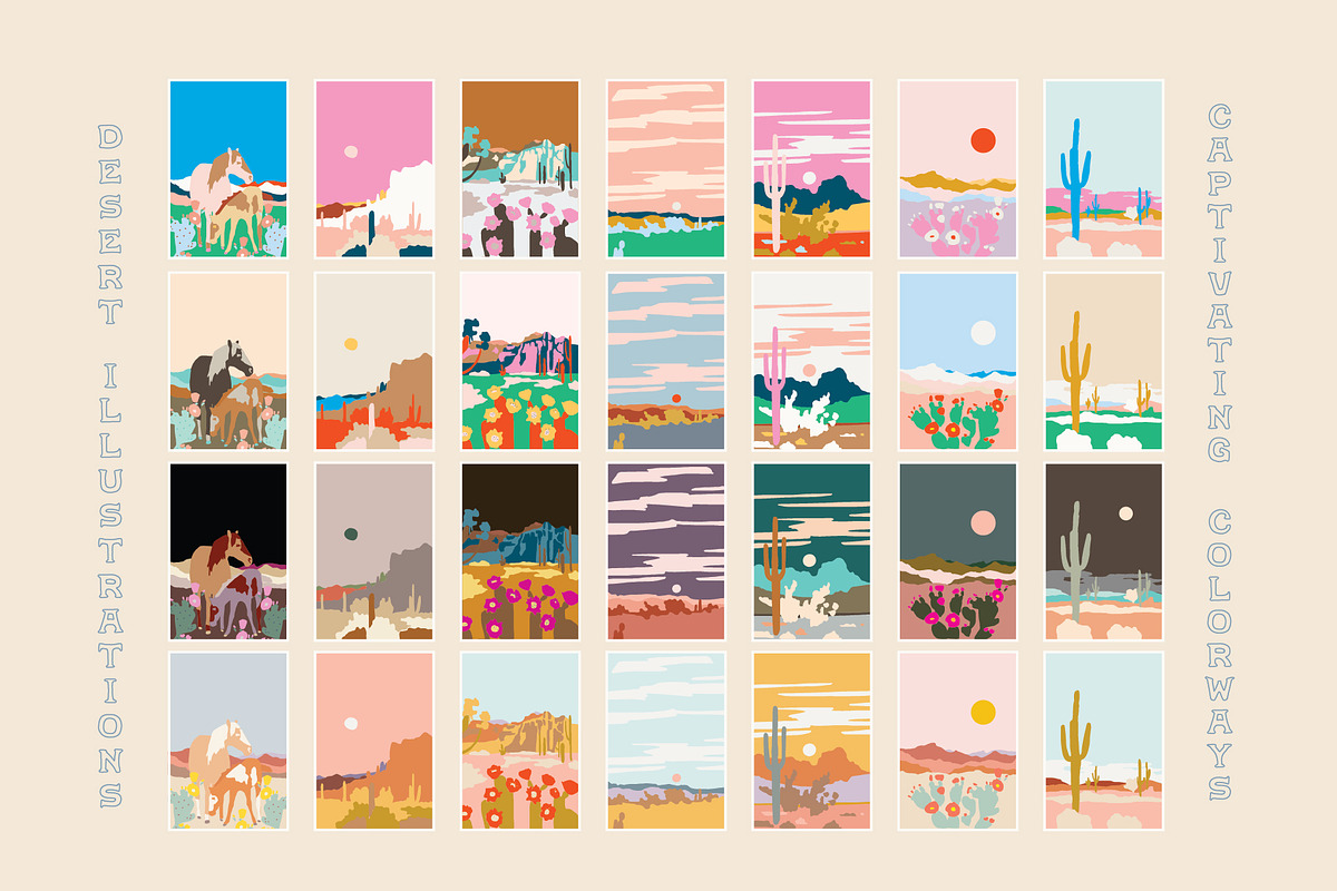 Western Desert Landscapes, an Object Illustration by Antiquaria (Photo 2 of 5)