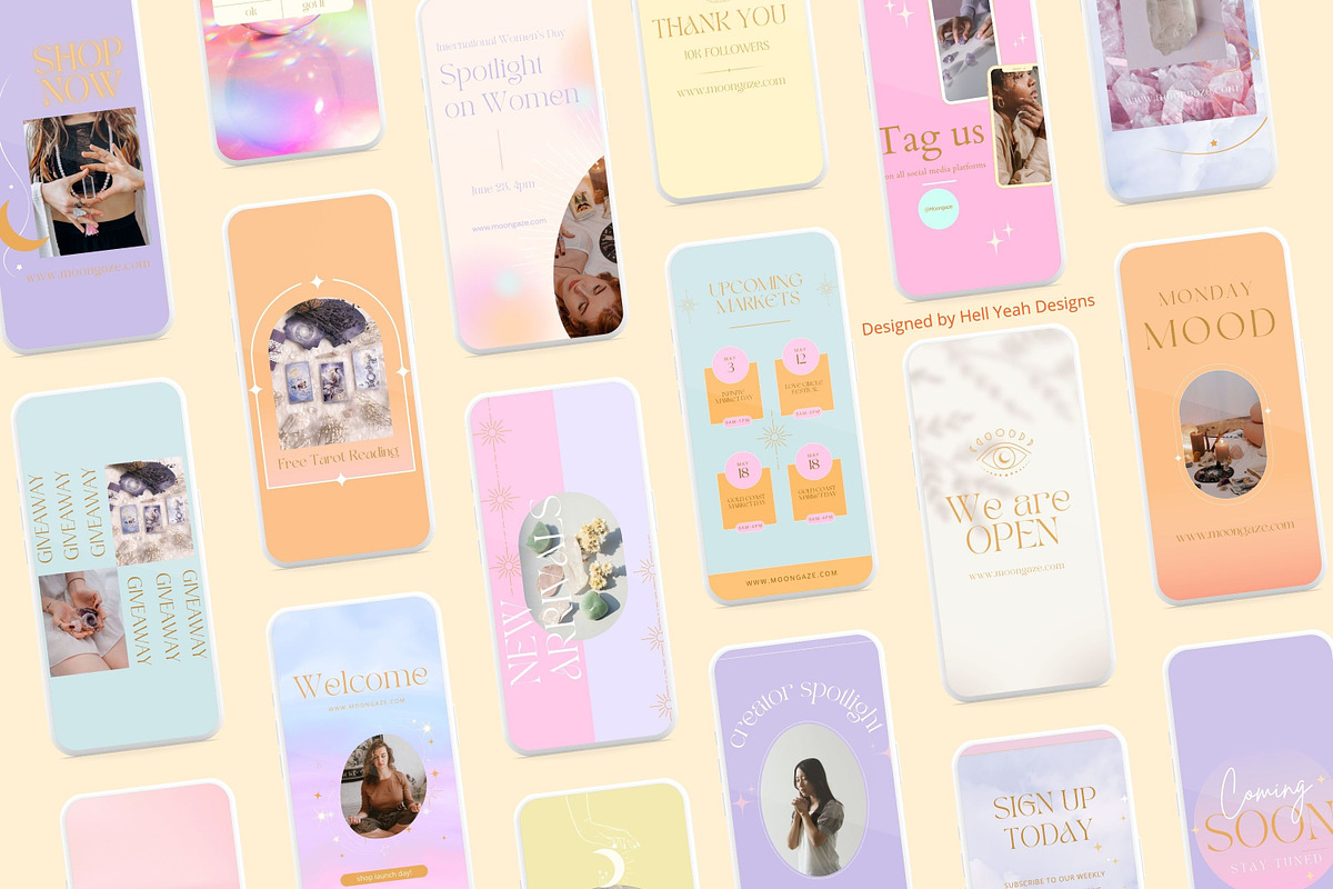 Magical Branding Starter Kit, a Branding & Logo Template by Hell Yeah Designs (Photo 13 of 20)