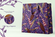Forest Peacock Prints & Patterns, a Pattern Graphic by GND ART STUDIO (Thumbnail 6 of 8)