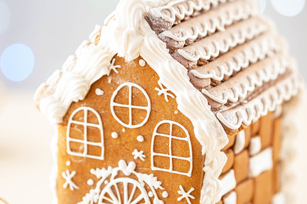 Christmas gingerbread house stock photo containing house and gingerbread