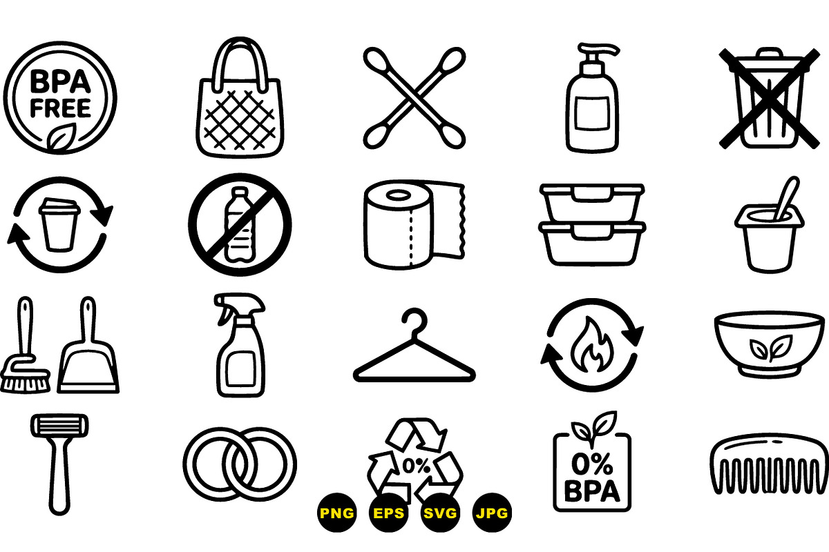 Eco Friendly Household Cleaning Icon, an Illustration by designvectx (Photo 3 of 3)