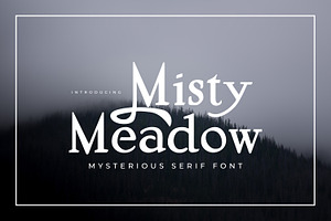 Misty Meadow - Mystical Serif Font