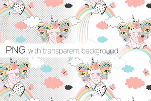 Fairy Elephant Pattern Kit