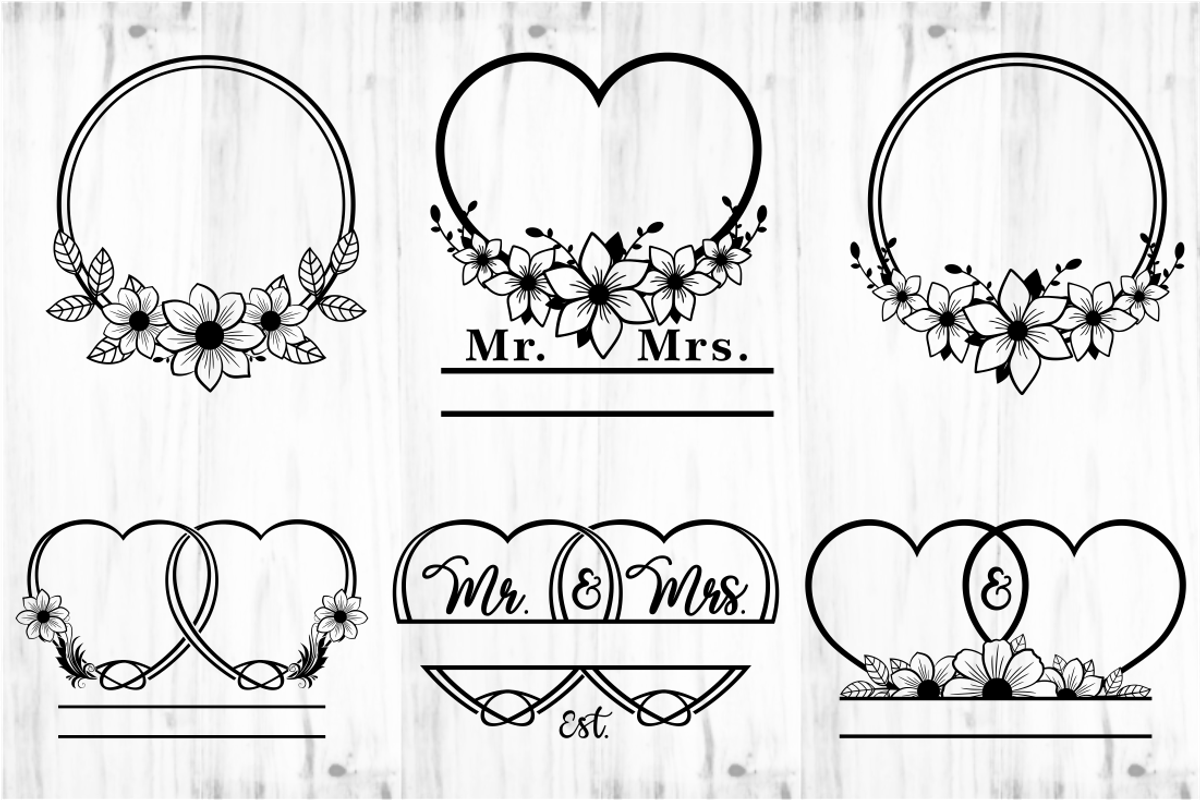 Wedding SVG Bundle, Wedding Sign SVG, an Object Graphic by D2PUTRI (Photo 14 of 31)