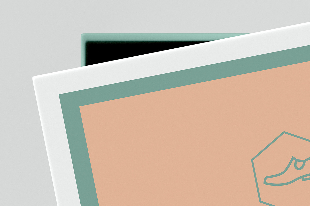 Square Shoe Box Mockup - 8 views, a Cups & Container Mockup by Illusiongraphic (Photo 15 of 20)