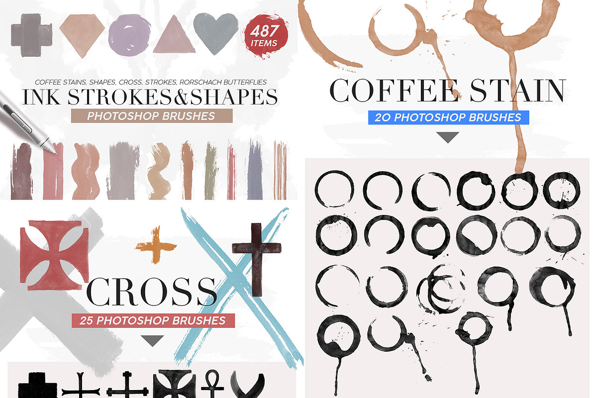 5600 Photoshop Brushes Bundle, a Brush Add-On by ArtistMef (Photo 10 of 48)