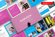 Darvich– Business PowerPoint, a Presentation Template by kreatifreya (Thumbnail 1 of 5)