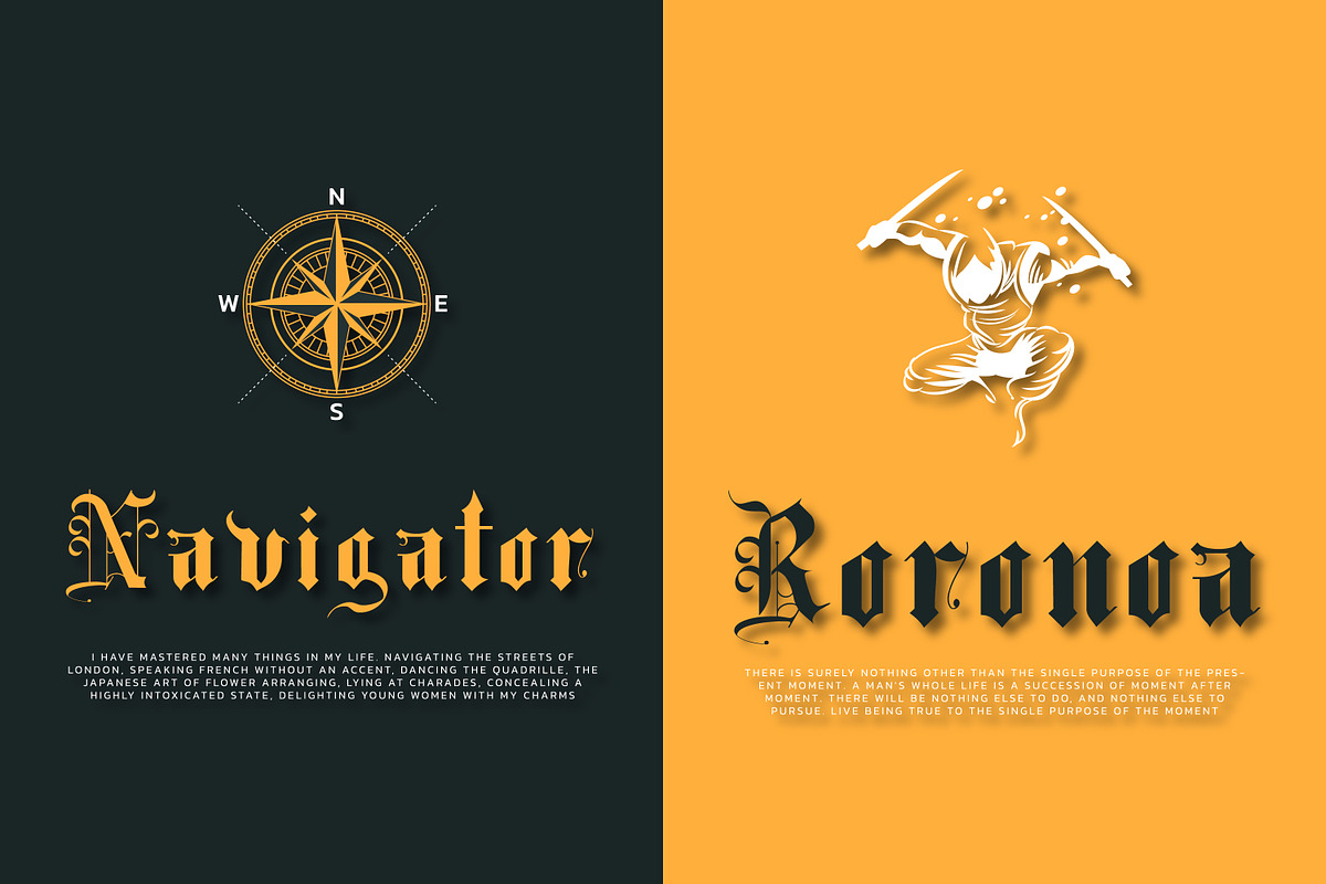 Arsenio Splendid Blackletter, a Blackletter Font by infernostudio3 (Photo 6 of 10)