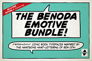 Benoda Emotive Bundle, a Handwritten Font by category4 (Thumbnail 1 of 6)
