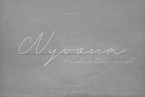 Wyvona Font Handwritten