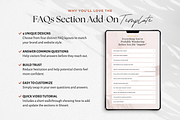 Showit FAQ Section Template Add On, a Landing Page Template by Sugar Studios (Thumbnail 6 of 7)