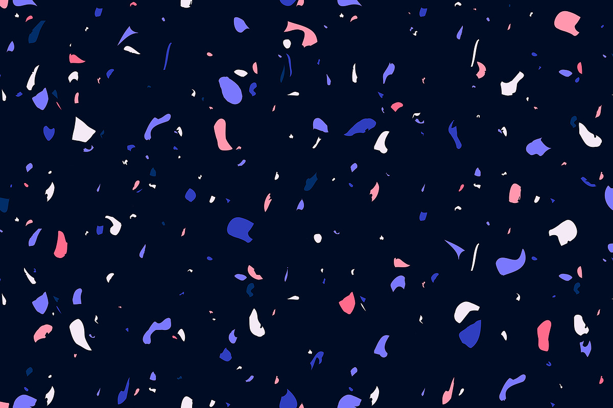 Dark Terrazzo Seamless Pattern, a Pattern Graphic by Krolja (Photo 3 of 5)