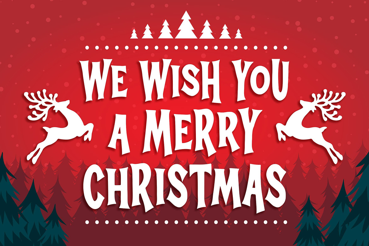 Christmas Shaky a Bouncy Display Fo, a Sans Serif Font by Blankids Studio (Photo 2 of 7)