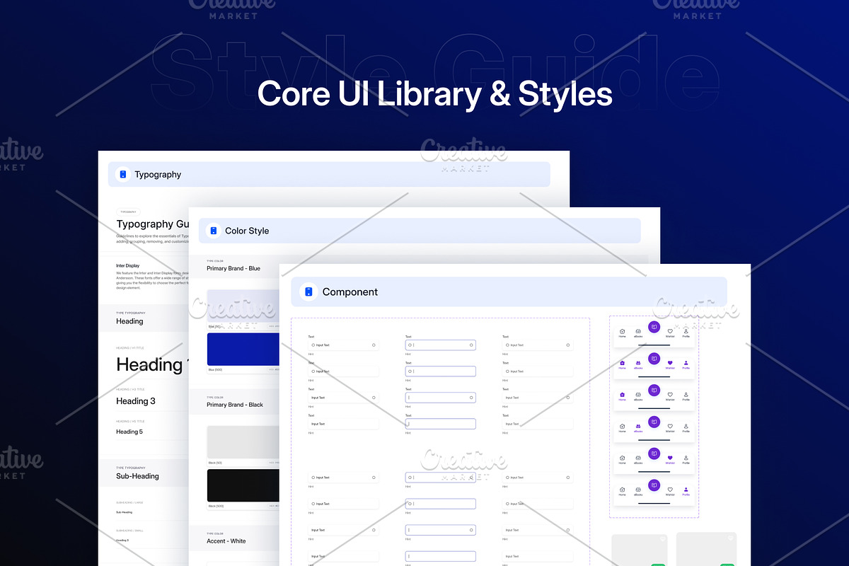 eStudro - Online Learning Mobile App, an UI Kit Template by DesignsLab (Photo 2 of 6)