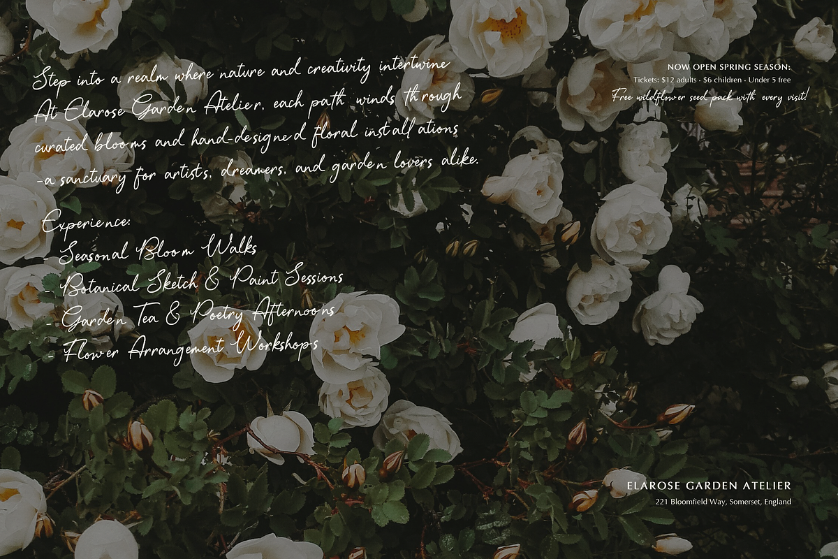 Day Dreaming | Script Handwritten, a Script Font by Denustudios (Photo 5 of 12)