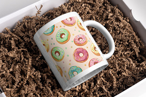 10 Pastel Donut Sprinkles Patterns