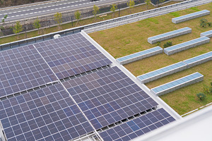 Close up of Solar cell farm power plant eco technology.landscape, a Health & Medical Photo by Casanowe-studio