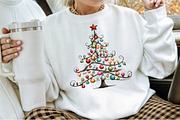 Christmas Tree With Lights PNG, an Illustration by Sublimation Artist (Thumbnail 3 of 9)