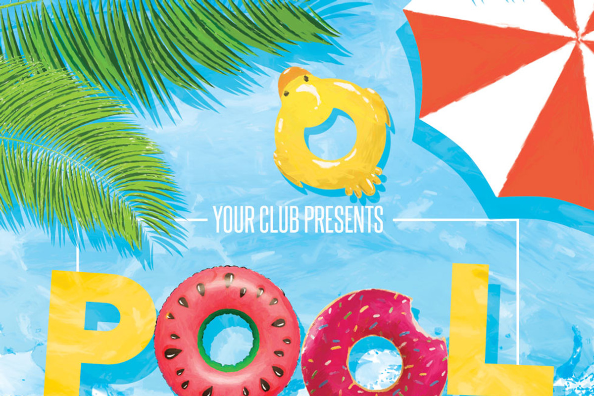 Pool Party Flyer, a Flyer Template by Artolus