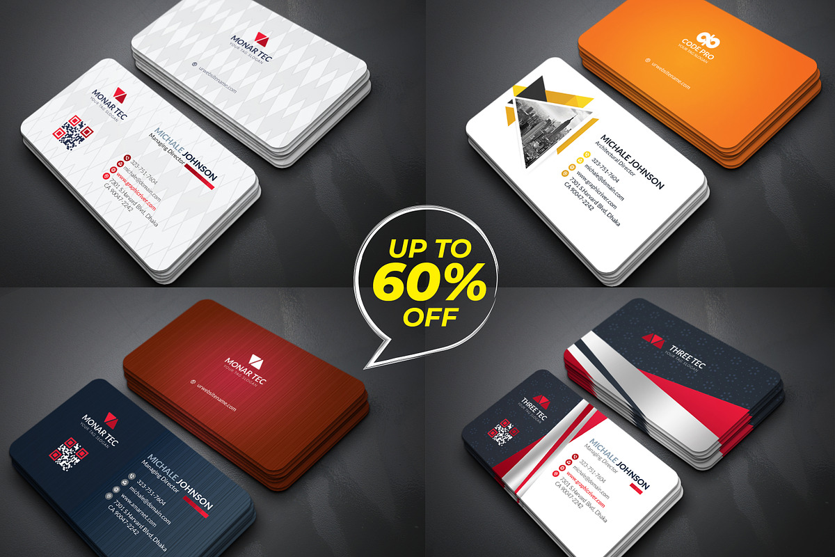 Business Cards Bundle Offer, a Business Card Template by Genereux Art (Photo 11 of 14)