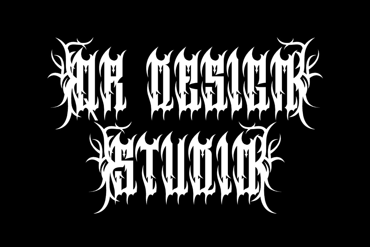 Black Glemojir - Medieval Font, a Blackletter Font by QR Design Studio (Photo 4 of 9)