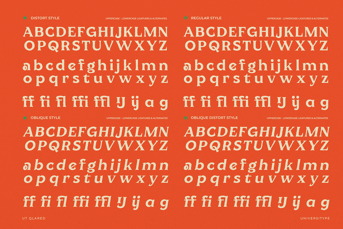 UT Qlared - A Flare Serif Font, a Serif Font by Universitype (Photo 6 of 14)