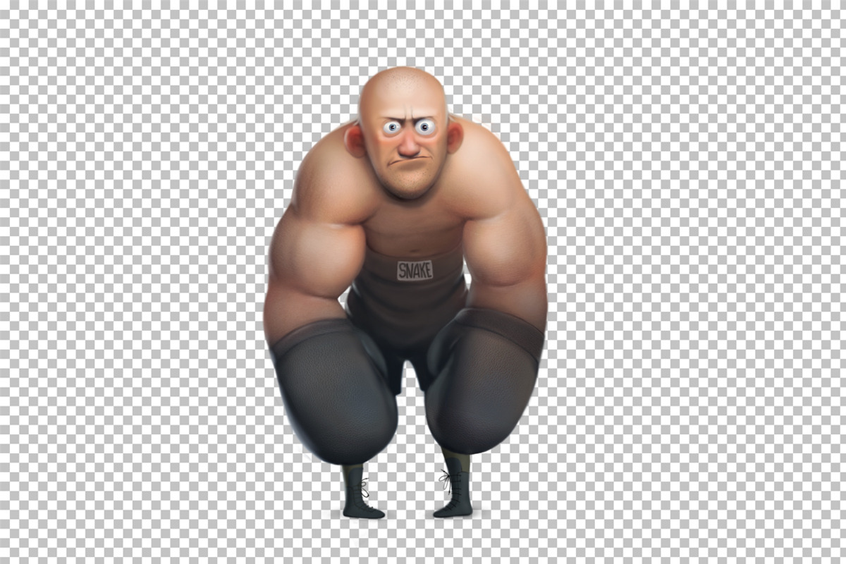 Angry boxer, a Texture Illustration by lemonoff (Photo 2 of 2)